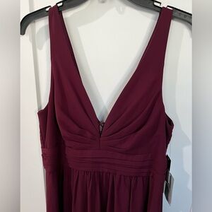 NWT Lulus Brand Burgundy Dress, Large
